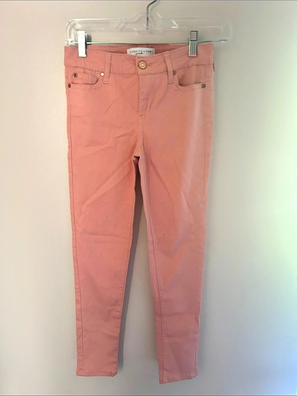Celebrity Pink Girls Skinny Jeans in Pink Like New